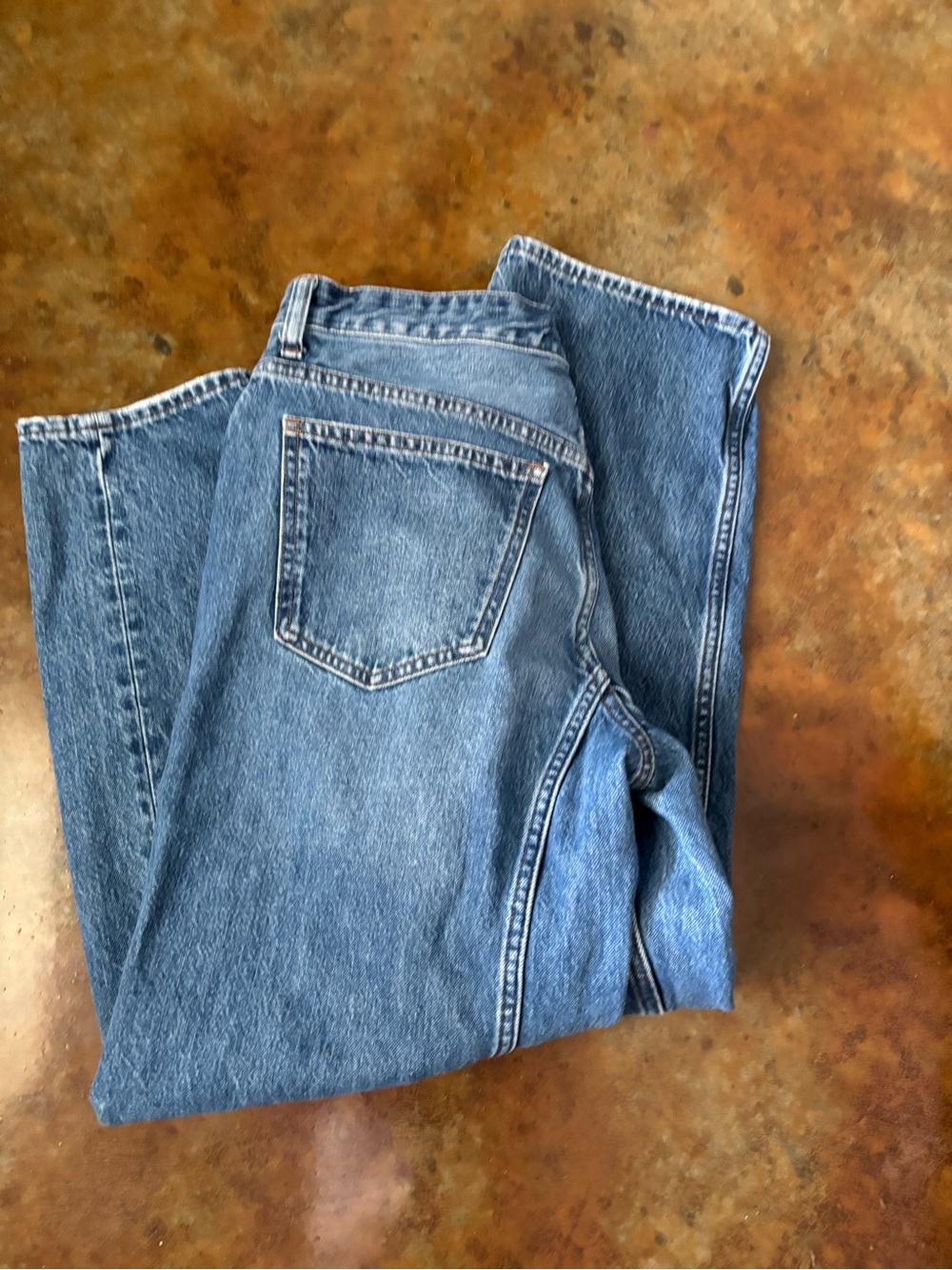 Madewell Medium Blue Denim Jeans with Button Fly - Picture 4 of 4